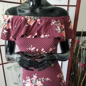 Dresses - Floral Maxi Dress Dresses - Floral Maxi Dress